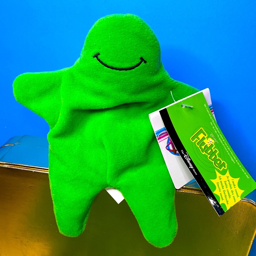 DISNEY STORE & PARKS EXCLUSIVE NWT VTG 90’s FLUBBER BEAN BAG PLUSH
